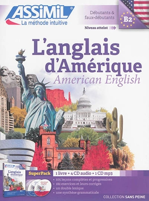 L'anglais d'Amérique. American English : débutants & faux-débutants, niveau atteint B2 : super pack - David Applefield