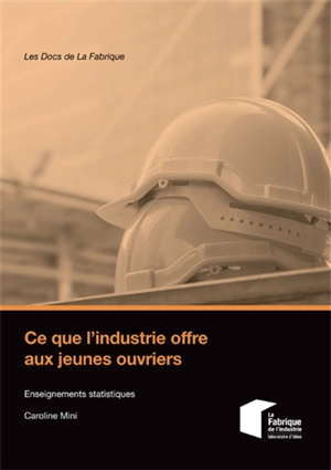 Ce que l'industrie offre aux jeunes ouvriers : enseignements statistiques - Caroline Mini