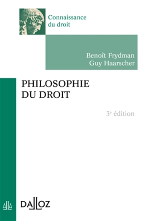 Philosophie du droit - Benoît Frydman
