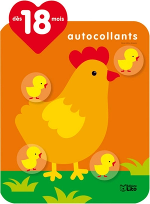 Autocollants : la poule - Marie-Hélène Grégoire