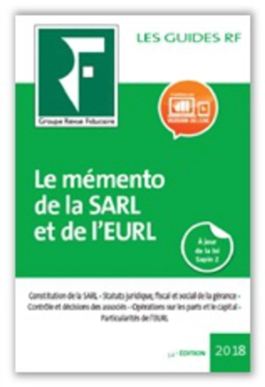 Le mémento de la SARL et de l'EURL - Revue fiduciaire