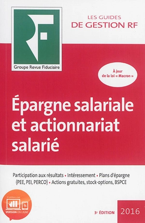 Epargne salariale et actionnariat salarié - Revue fiduciaire