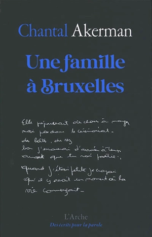 Une famille à Bruxelles - Chantal Akerman