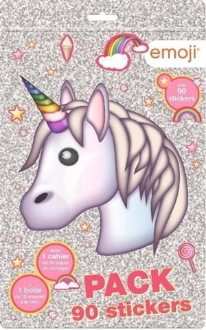 Licorne emoji : pack 90 stickers - Pimchou