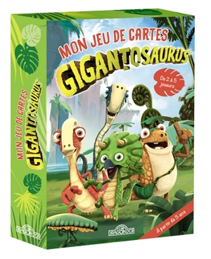 Gigantosaurus : mon jeu de cartes : de 2 à 5 joueurs, à partir de 5 ans - Stéphanie Auvergnat