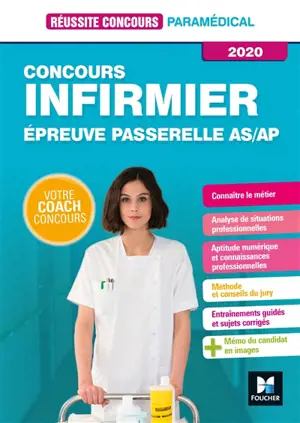 Concours infirmier : épreuve passerelle AS-AP : 2020 - Jackie Pillard