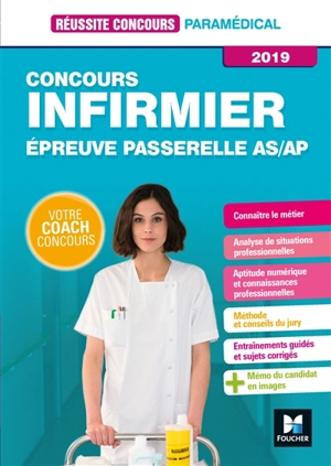 Concours infirmier 2019 : épreuve passerelle AS-AP - Jackie Pillard