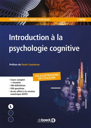 Introduction à la psychologie cognitive - Patrick Lemaire