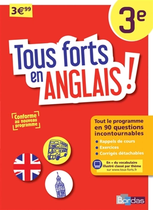 Tous forts en anglais ! 3e - Catherine Azoulay