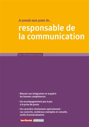 Je prends mon poste de responsable de la communication - Fabrice Anguenot