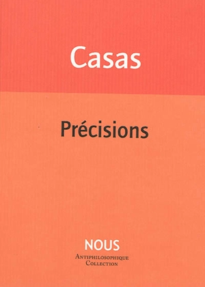 Précisions - Benoît Casas