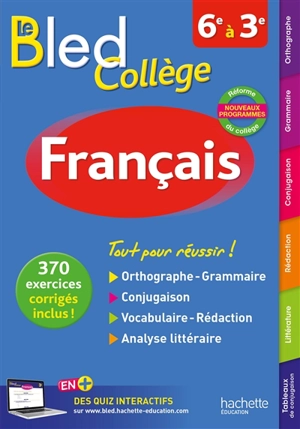 Le Bled français : collège, 6e à 3e : nouveaux programmes - Isabelle de Lisle