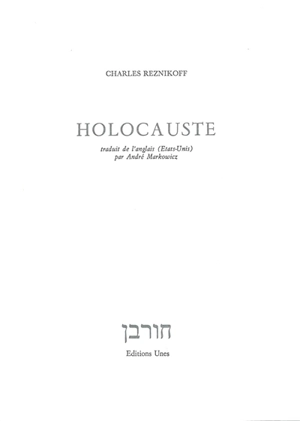 Holocauste - Charles Reznikoff