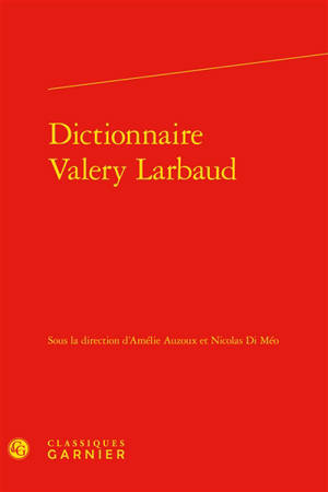 Dictionnaire Valery Larbaud