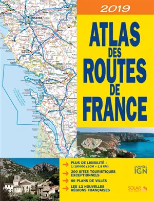 Atlas des routes de France 2019
