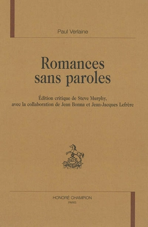 Romances sans paroles - Paul Verlaine