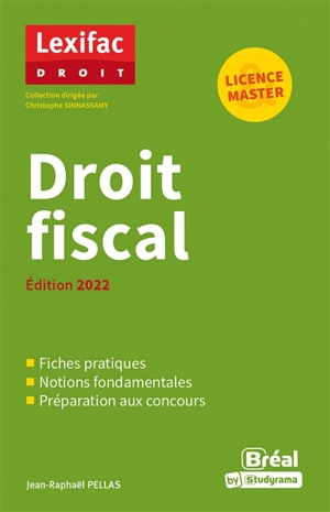 Droit fiscal : licence & master - Jean-Raphaël Pellas