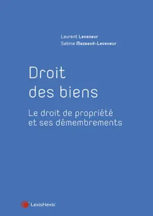 Droit des biens : le droit de propriété et ses démembrements - Laurent Leveneur