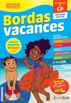 Bordas vacances : je rentre en CP : révisions de la GS - Delphine Bolin