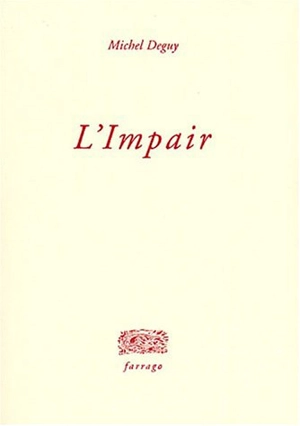 L'impair - Michel Deguy