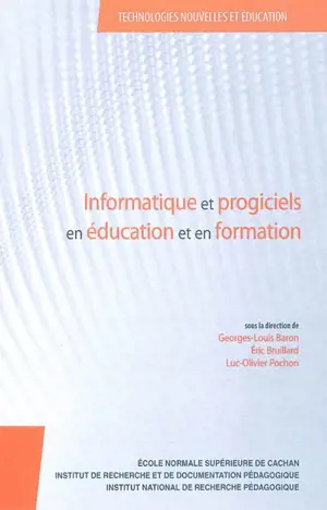 Informatique et progiciels en éducation et en formation : continuités et perspectives