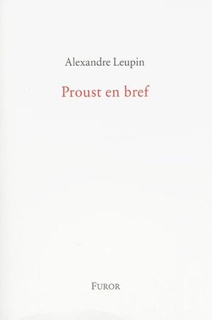 Proust en bref - Marcel Proust