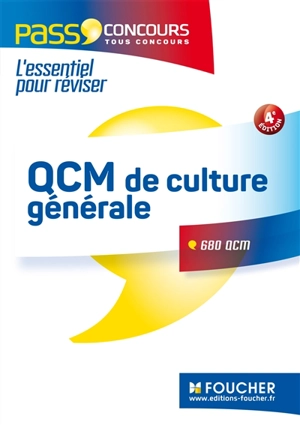 QCM de culture générale : concours - Valérie Béal