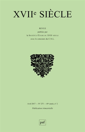 Dix-septième siècle, n° 275. Raconter les révoltes et révolutions dans l'Europe du dix-septième siècle