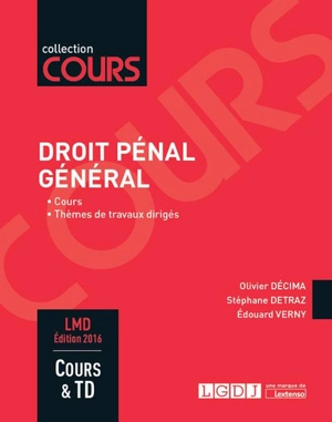 Droit pénal général - Olivier Décima