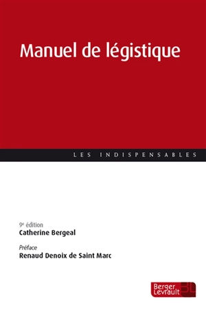 Manuel de légistique - Catherine Bergeal