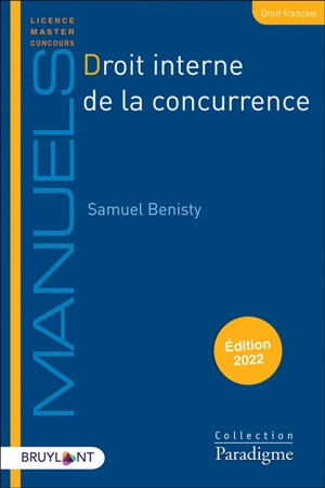 Droit interne de la concurrence - Samuel Benisty