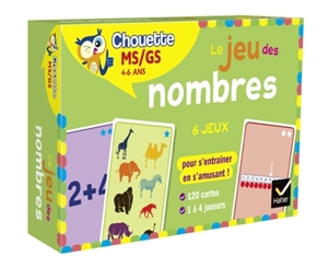 Le jeu des nombres : 6 jeux pour s'entraîner en s'amusant ! : MS-GS, 4-6 ans - Lucie Domergue