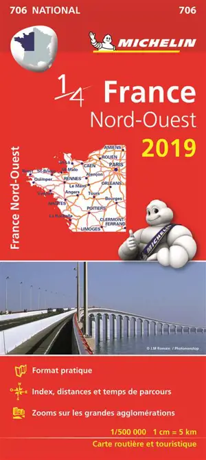 CARTE NATIONALE FRANCE NORD-OUEST 2019 - Collectif