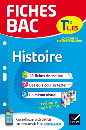 Histoire terminale L, ES : conforme au dernier programme - Elisabeth Brisson