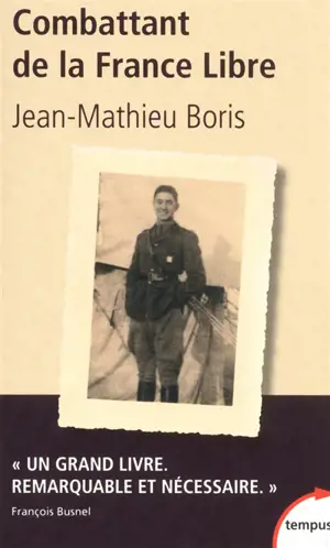 Combattant de la France libre - Jean-Mathieu Boris