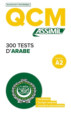 300 tests d'arabe, niveau A2 : QCM - Rita Nammour-Wardini