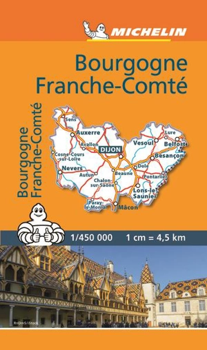 MINI-CARTES - CARTE ROUTIERE ET TOURISTIQUE MINI CR BOURGOGNE FRANCHE COMTE - Collectif