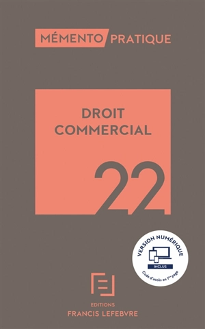 Droit commercial : 2022 - Barthélémy Mercadal