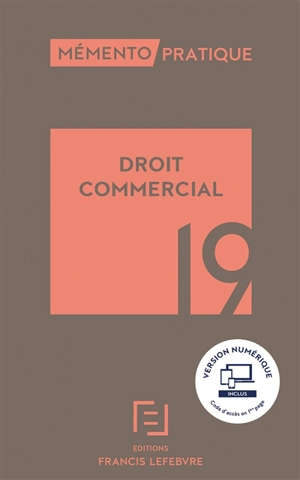 Droit commercial : 2019 - Barthélémy Mercadal