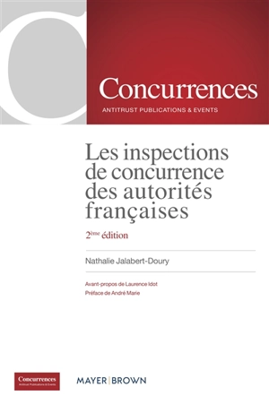 Les inspections de concurrence des autorités françaises - Nathalie Jalabert-Doury