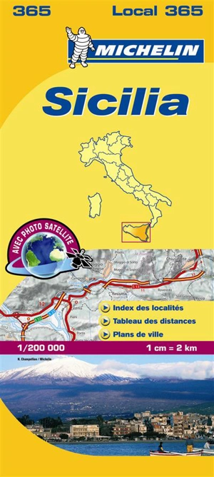CARTE DEPARTEMENTALE SICILIA - Collectif