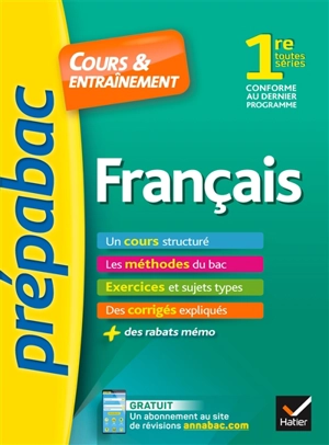 Français 1re toutes séries : conforme au dernier programme - Hélène Bernard