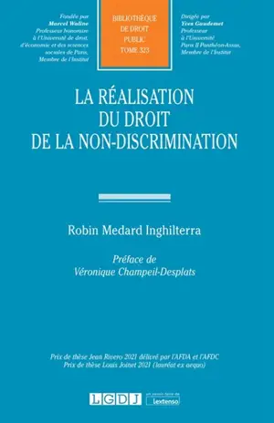 La réalisation du droit de la non-discrimination - Robin Médard