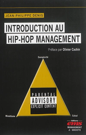 Introduction au hip-hop management - Jean-Philippe Denis