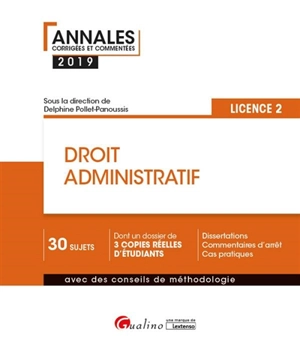 Droit administratif : licence 2 : 2019