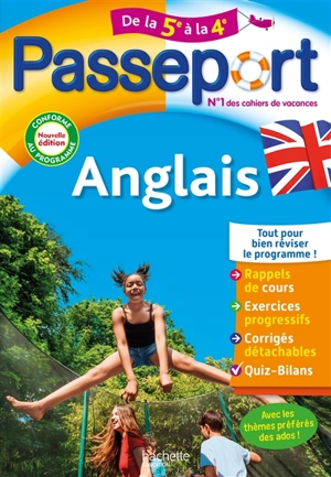 Passeport anglais, de la 5e à la 4e : conforme au programme - Marie-Françoise Dréano