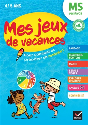 Mes jeux de vacances MS vers la GS, 4-5 ans - Florence Doutremepuich