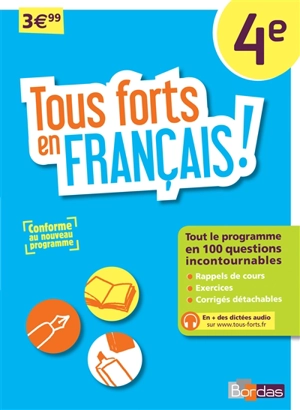 Tous forts en français ! 4e - Françoise Nicolas