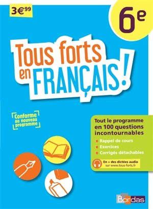 Tous forts en français ! 6e - Françoise Nicolas