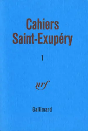 Cahiers Saint Exupéry, n° 1